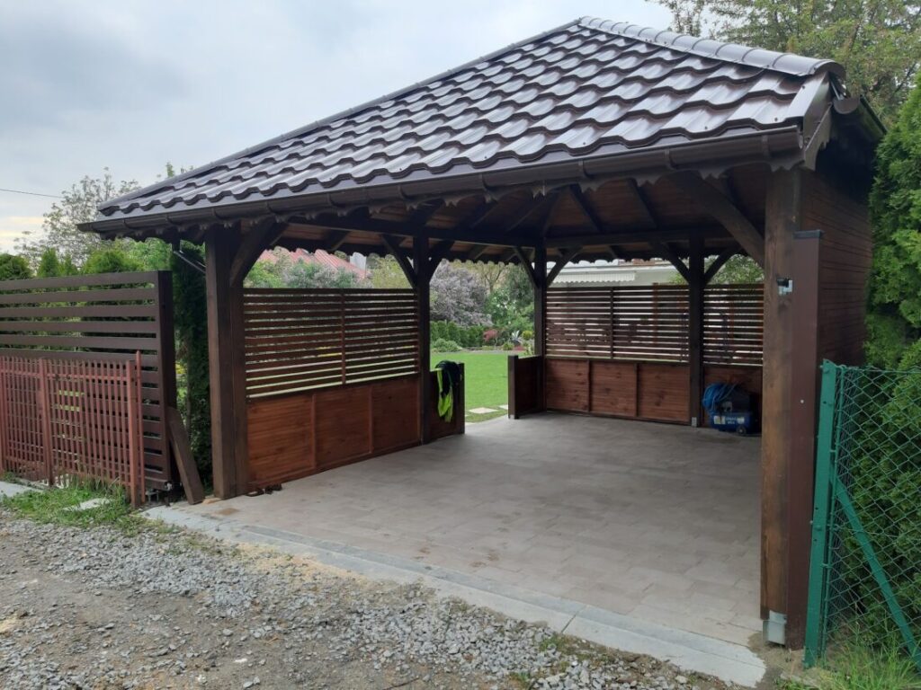 Wiata samochodowa drewniana Łańcut Rzeszów i okolice